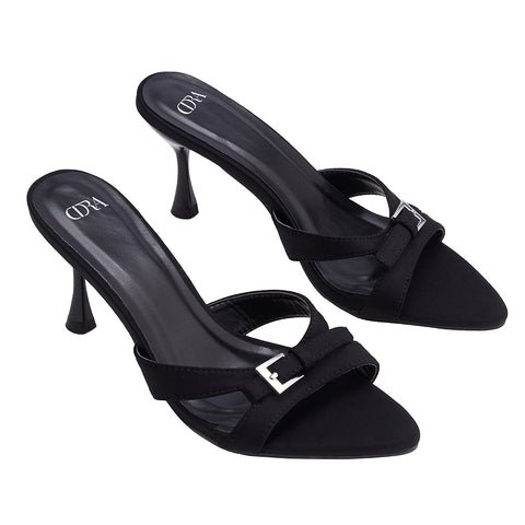 Slip-On Heeled Sandals, JW0187