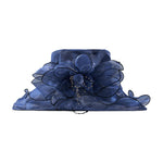 Floral Organza Wide-brim Sun Hat for Derby Wedding Party, CA300030