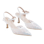 Elegant Slingback Stiletto Heels, JW0182