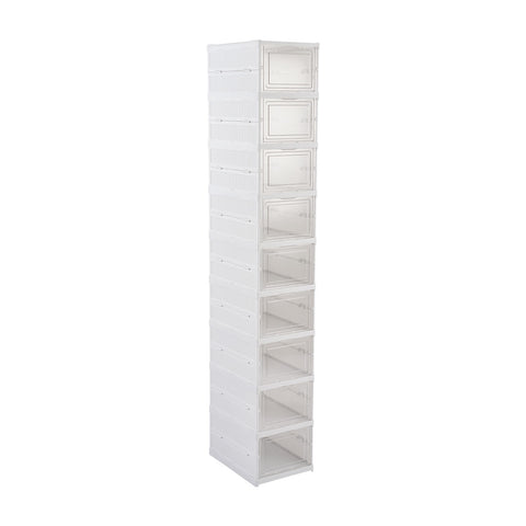 9-Tier Foldable Shoe Cabinet, FL070018