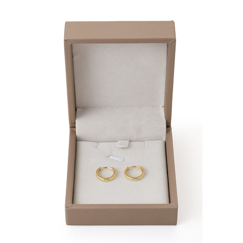 14K Gold-Plated Hoop Earrings, CA290050