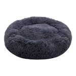 Livingandhome Calming Round Donut Plush Dog Cuddler Bed, SW0601
