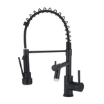 Dual Spout Swivel Kitchen Faucet with LED Light, DM1042 (Ver.2)
