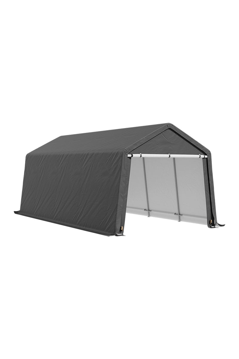 8x12FT Galvanized Tube Storage Shed, LG1355 – EVER STRONG