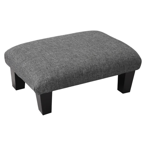 Linen Rectangular Ottoman Footstool, ZH0217