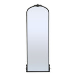 Livingandhome Traditional Arch-Top Metal Framed Full-Length Mirror, FI0747