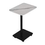 C Shaped Side Table with Wheels, FL280050