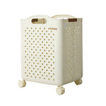 Foldable Laundry Basket with Wheels, HM320104