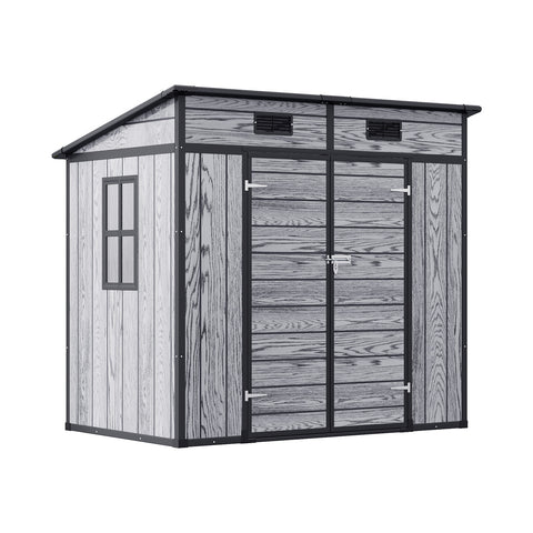 6x4FT Outdoor Plastic Garden Storage Shed, GS010046GS010047