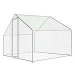 Metal Walk-in Chicken Coop Run with PE Tarpaulin, XD0026 (Ver.2)