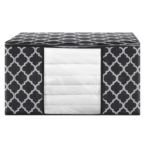 Livingandhome Foldable Fabric Clothes Organizer Bag, SW0657