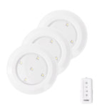 1.7w LED Night Light with Remote, powered by 3xAAA Batteries, Set of 3, AJ1039