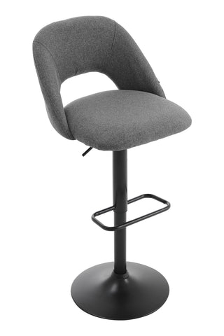 Livingandhome 2 Set Linen Counter Swivel Height Breakfast Bar Stools, ZH1526
