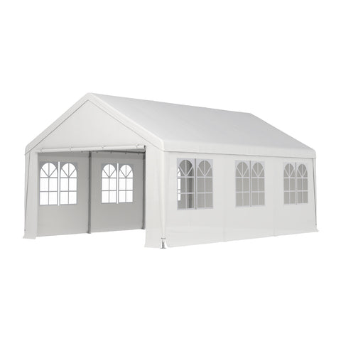 Garden Party Tent with Removable Sidewalls and Doors, LG1499LG1500