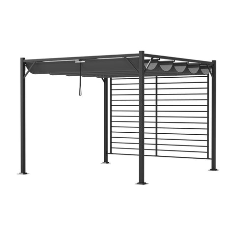 10 x 9FT Outdoor Pergola with Canopy, LG1620