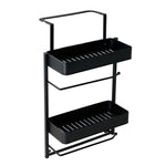 Black Multi-Use Fridge Side Storage Rack, HM320190 (Ver.2)