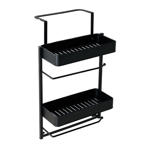 Black Multi-Use Fridge Side Storage Rack, HM320190 (Ver.2)