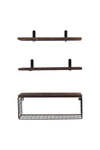 3Pcs Wooden Wall Floating Shelves, WZ0185
