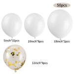 50pcs Balloon Set for Party Festival Backdrop Decoration, SC0629