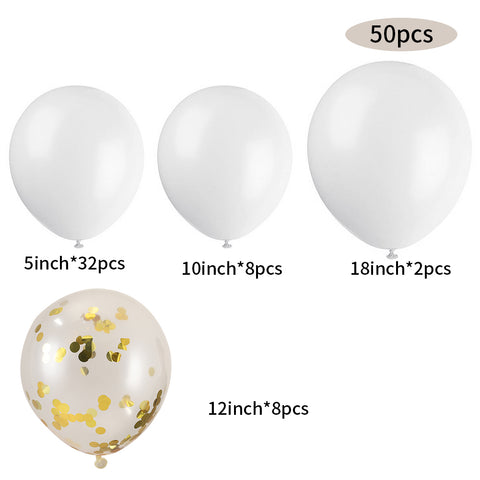 50pcs Balloon Set for Party Festival Backdrop Decoration, SC0629