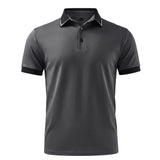 Turn Down Collar Short Sleeve Polo Shirt, CC290879 (Ver.2)