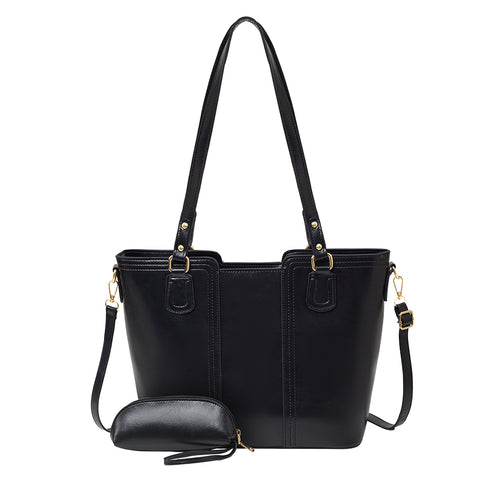 Fashion PU Leather Single Shoulder Tote Bag Handbag with Adjustable Strap, CB300133