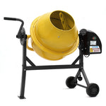 Livingandhome Electric Portable Cement Concrete Mixer with Wheels, PM1458