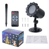 Christmas Snowflake LED Projector Light Festive Holiday Decor with Remote Control, LD540008