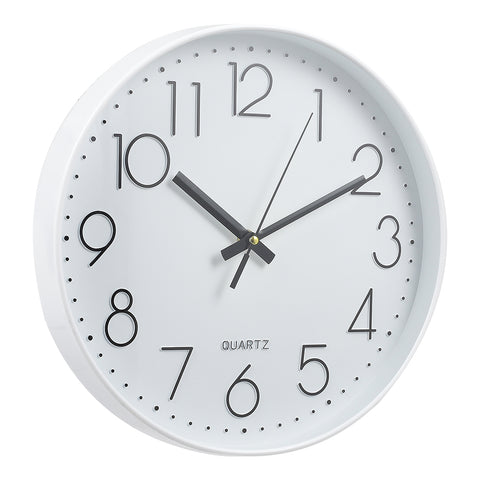12 Inch Non-Ticking Battery Operated Wall Clock, SC1799 (Ver.2)