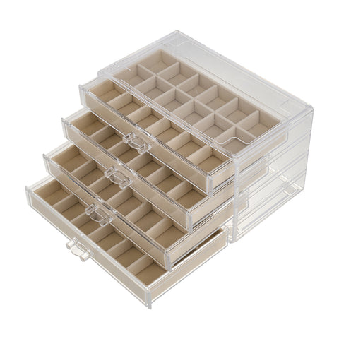 Jewellery Storage Box with 4 Drawers, HM070152 (Ver.2)