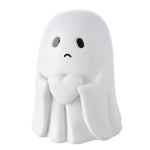 Funny Halloween Ghost Holding Heart Statue Ornament, IF540095 (Ver.2)