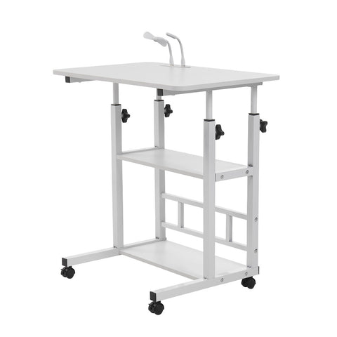 Height Adjustable Mobile Overbed Table with Wheels, SC2097 (Ver.2)