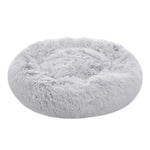 Livingandhome Calming Round Donut Plush Dog Cuddler Bed, SW0611