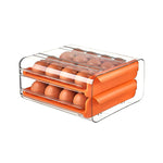 Livingandhome Double-layer Transparent Egg Storage Drawer Box, WM0172