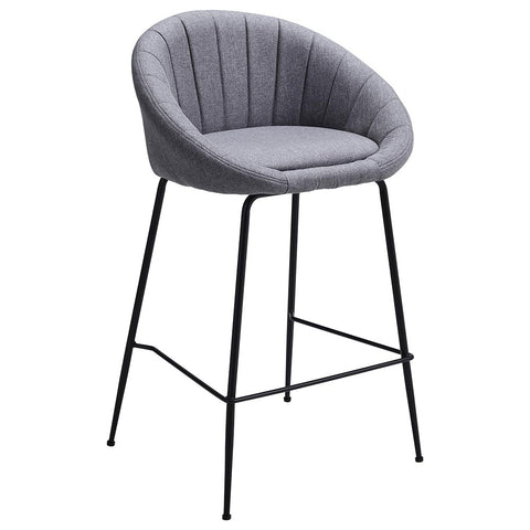 Linen Upholstered Bar Stools Set of 2, ZH1227