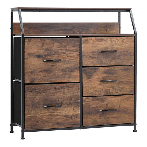 H&O Direct Medieval-Inspired Wooden Storage Cabinet, XY0425