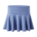 Pleated High Waisted Tennis Skort with Pocket, CC060249 (Ver.2)