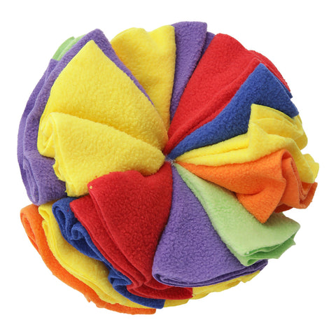 Livingandhome Rainbow Snuffle Ball Dog Toys, WF0123