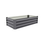 Galvanized Steel Rectangular Raised Garden Bed Planter Box, PM1630
