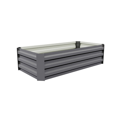 Galvanized Steel Rectangular Raised Garden Bed Planter Box, PM1630