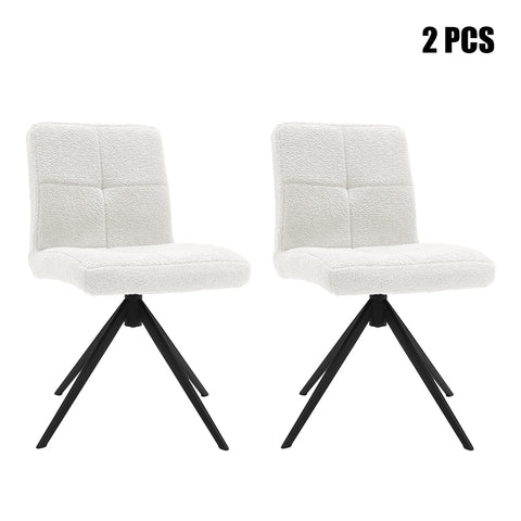 Livingandhome 2Pcs Plush Dining Chairs, ZH1565