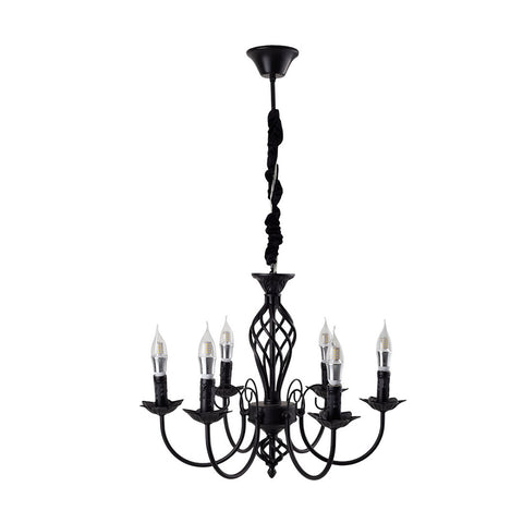 6-Light Iron Chandelier Pendant Light, LI040124