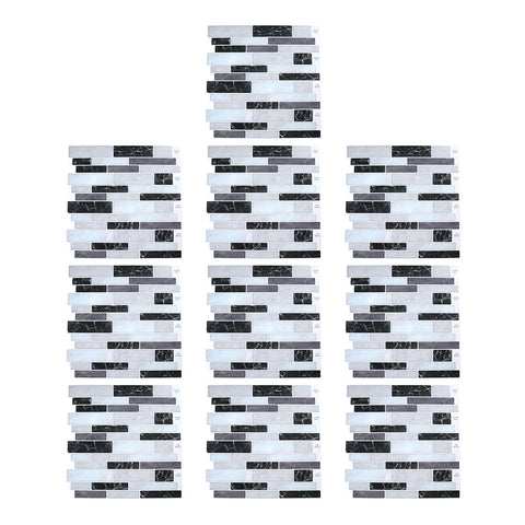 10Pcs Self-Adhesive Marble Pattern Wall Tile Stickers, SW1105