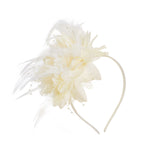Feather Flower Fascinator Headband, CA290037 (Ver.2)