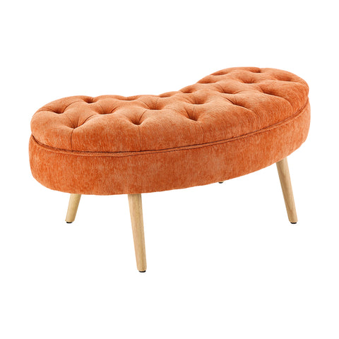 Chenille Storage Bench with Removable Lid, FL050178