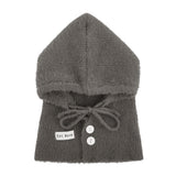 2-In-1 Adjustable Knitted Balaclava Hooded Scarf Winter Hat, CA060036