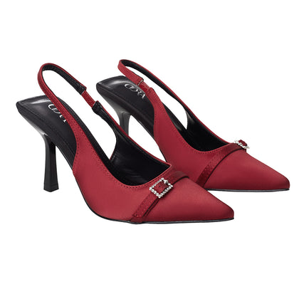 Slingback Pointed Closed Toe Heels Pumps Sandals, CS300170
