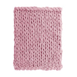 Stretchable Chunky Knit Handwoven Chenille Throw Blanket, SC0378