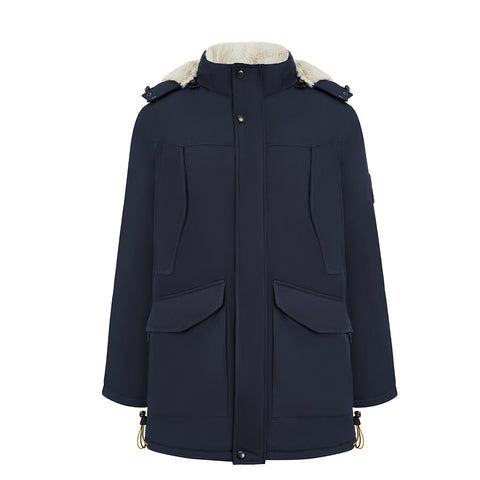 Winter Mid-Length Padded Coat Jacket with Hood, CC290505