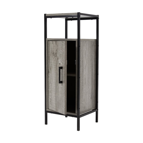 Single-Door Bathroom Cabinet with Metal Foot Frame, FI0868